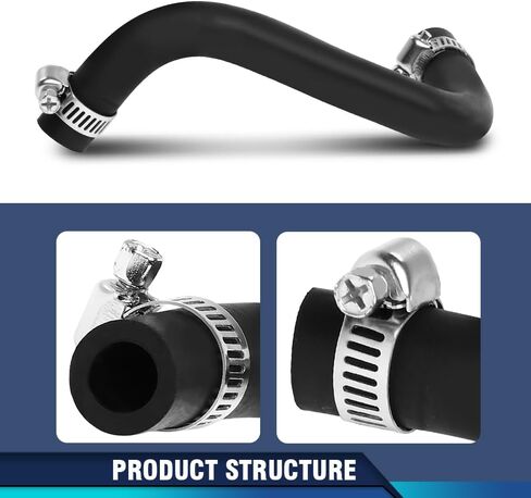 PIT66 Hose Blow Rubber Compatible with Nissan Altima 2.5L Engine 2007 2008 2009 2010 2011 2012 11823-JA00A, 11823JA00A Black Hose & Clamps Kit in Saudi Arabia