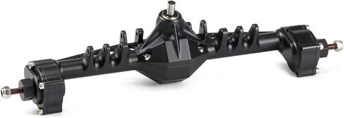 محاور بوابة الأوفست من الألومنيوم مع حامل مؤازر BTA وحامل Panhard لـ 1/10 Comp Rigs Axial Capra SCX10 III LCG (المحور الأمامي الأسود) in Kuwait