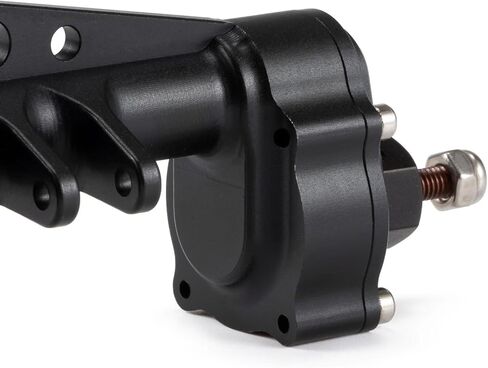 محاور بوابة الأوفست من الألومنيوم مع حامل مؤازر BTA وحامل Panhard لـ 1/10 Comp Rigs Axial Capra SCX10 III LCG (المحور الأمامي الأسود) in Kuwait