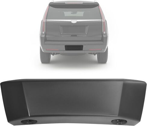 غطاء وصلة المقطورة الخلفية مع مقابض متوافق مع 2015-2020 كاديلاك إسكاليد/ESV لاستبدال 84410295 لوحة غطاء فتحة السحب البلاستيكية (PP+TD20) أسود in Kuwait