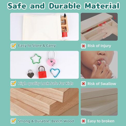 Montessori Screwdriver Board Set Lock and Key Toys Kids Tools Nuts and Bolts Montessori Toys for 3 4 5 Year Old Learning Practical Life Materials Fine Motor Skills Occupational Therapy Games in Saudi Arabia