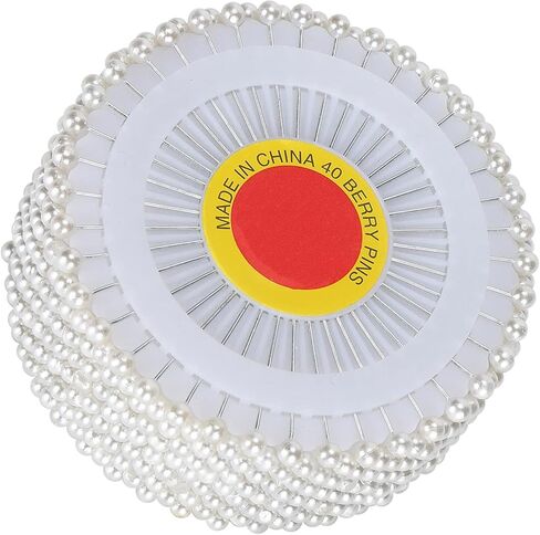 Acouto : Pins Straight Quilting 480Pcs Pins Metal Straight Quilting Sewing Dressmaking Embroidery Arts, Crafts & SewingSewingSewing Notions & SuppliesPins & (Black and White) in Saudi Arabia