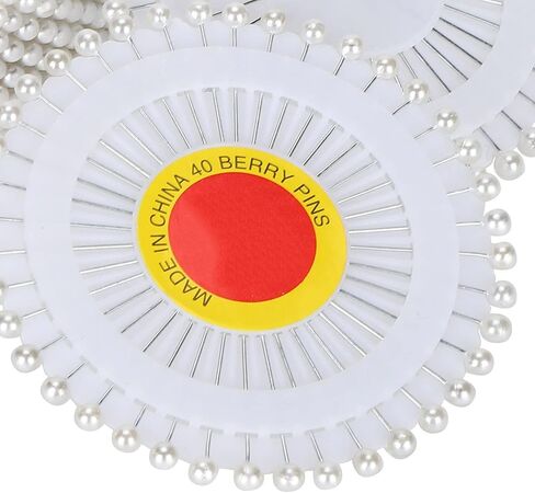 Acouto : Pins Straight Quilting 480Pcs Pins Metal Straight Quilting Sewing Dressmaking Embroidery Arts, Crafts & SewingSewingSewing Notions & SuppliesPins & (Black and White) in Saudi Arabia
