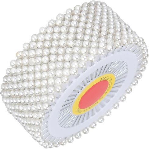 Acouto : Pins Straight Quilting 480Pcs Pins Metal Straight Quilting Sewing Dressmaking Embroidery Arts, Crafts & SewingSewingSewing Notions & SuppliesPins & (Black and White) in Saudi Arabia