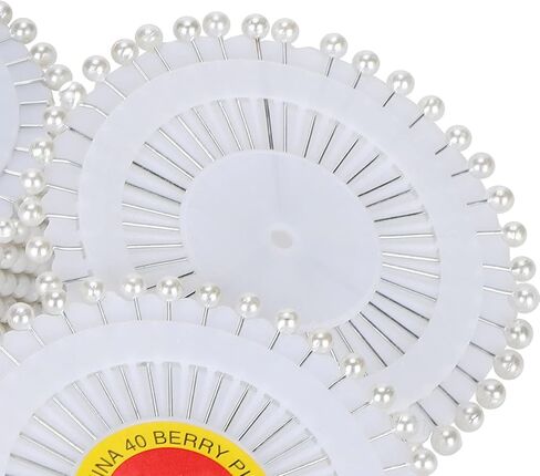 Acouto : Pins Straight Quilting 480Pcs Pins Metal Straight Quilting Sewing Dressmaking Embroidery Arts, Crafts & SewingSewingSewing Notions & SuppliesPins & (Black and White) in Saudi Arabia
