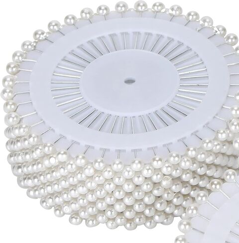 Acouto : Pins Straight Quilting 480Pcs Pins Metal Straight Quilting Sewing Dressmaking Embroidery Arts, Crafts & SewingSewingSewing Notions & SuppliesPins & (Black and White) in Saudi Arabia