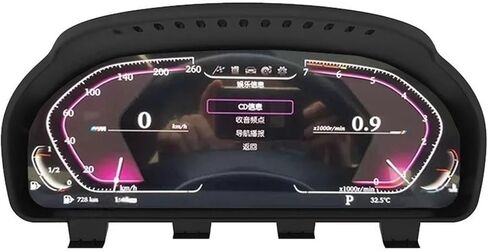 لوحة لوحة القيادة الرقمية LCD للسيارة متوافقة مع BMW X3 X4 F25 F26 2011-2017 عداد سرعة الديك متعدد الوسائط (X3 F25) in Kuwait