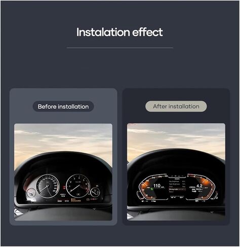 لوحة القيادة LCD للسيارة Linux مقاس 12.3 بوصة متوافقة مع BMW X5 E70 X6 E71 2006-2013 CCC CIC لوحة العدادات الافتراضية عداد السرعة في قمرة القيادة (X5-e70) in Kuwait