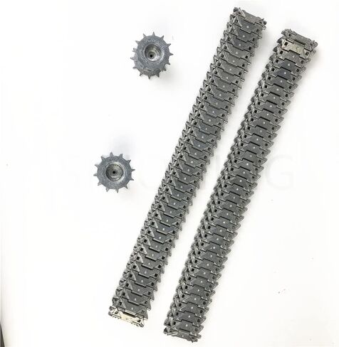 A Pair 1:16 Metal Tank Track M41A3 M41 Metal Track Suit 3839 for Remote Control Tank henglong in Saudi Arabia