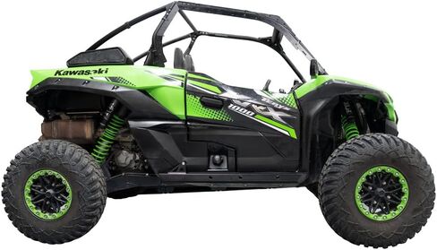 Tusk Rock Sliders Black for Kawasaki Teryx KRX 1000 Special Edition 2022-2024 in Saudi Arabia