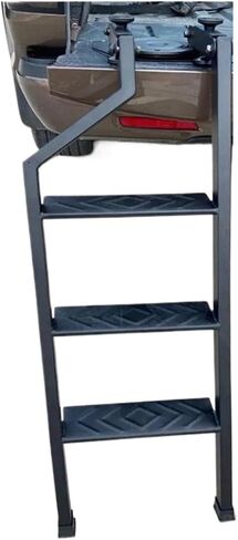 Universal Tailgate Ladder Compatible For Pickup Truck Car Rear Door Ladder Protective Frame Tailgate Folding Ladder Auxiliary Ladder in Saudi Arabia