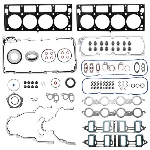 MLS Head Gasket Set with Bolts, for Chevy Express/Silverado/Suburban/Tahoe, for GMC Savana/Sierra/Yukon XL, for Cadillac Escalade, for Hummer H2, 07-11, 6.0/6.2L V8, OE#HS26192PT-5, ES72220, ES72390 in Kuwait