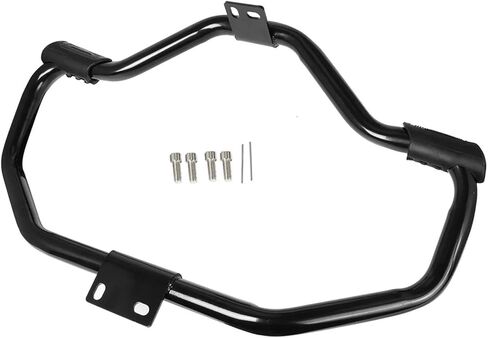 MZS Motorcycle Crash Bar, 1.25" Engine Guard Front Highway Bar Heavy Duty Black Compatible with Sportster XL883 XL1200 883 1200 XL Iron 2004-2022 / XR1200 2008-2013 in Saudi Arabia