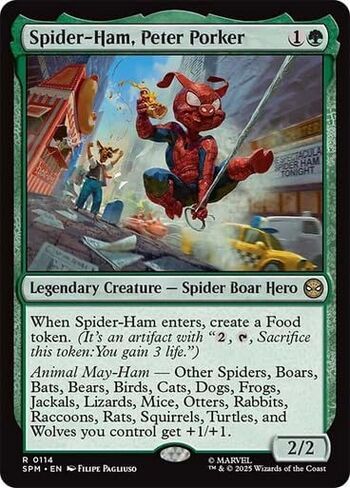 Spider-Ham, Peter Porker MTG in Saudi Arabia
