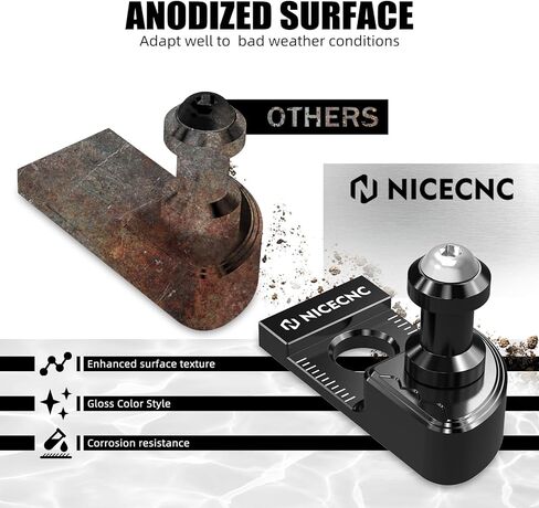 NICECNC Aluminum Chain Adjustment Blocks and Swingarm Support Sliders Compatible with Yamaha Tenere 700 /XTZ 700 2019-2024, Tenere 700 Rally Edition 2020-2024, FJ09 2017, CNC, Anodization, Black in Saudi Arabia