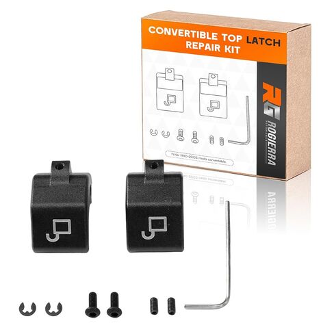 Soft Top Convertible Roof Latch Lock Top Latch Repair Kit,Left & Right Soft Top Lock Replacement for Mazda Miata 1990-2005,Black in Kuwait
