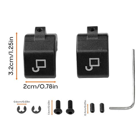 Soft Top Convertible Roof Latch Lock Top Latch Repair Kit,Left & Right Soft Top Lock Replacement for Mazda Miata 1990-2005,Black in Kuwait