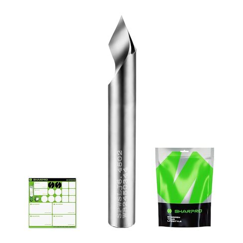 لقمة توجيه أخدود على شكل حرف V مقاس 90 درجة بقطر 0.2 مم. 1/4 بوصة عرقوب CNC من الكربيد الصلب على شكل حرف V للنقش باستخدام الحاسب الآلي وحروف الشطب in Kuwait