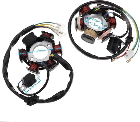 1pcs 6 Coil Pole Magneto Flywheel Stator for 50cc 70cc 90cc 110cc 125cc(Style A) in Saudi Arabia