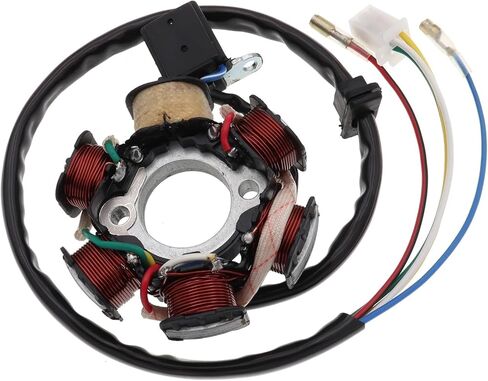 1pcs 6 Coil Pole Magneto Flywheel Stator for 50cc 70cc 90cc 110cc 125cc(Style A) in Saudi Arabia