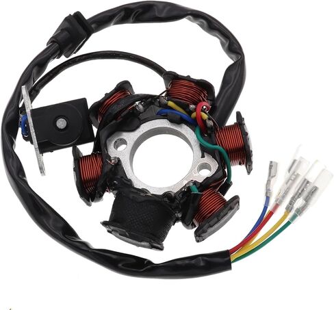 1pcs 6 Coil Pole Magneto Flywheel Stator for 50cc 70cc 90cc 110cc 125cc(Style A) in Saudi Arabia