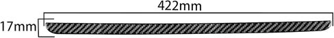 Car Glove Box Carbon Fiber Trim Strip Sticker for Audi A3 S3 RS3 8V(2013-2019) in Saudi Arabia