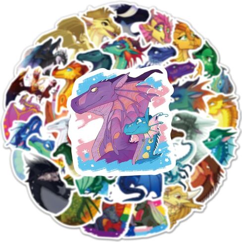 مجموعة ملصقات Invader مكونة من 50 قطعة، شارات فينيل مقاومة للماء، مجموعة شخصيات ZIM لأجهزة الكمبيوتر المحمول، هدايا زجاجات المياه وديكورات أعياد الميلاد (أزرق) in Kuwait