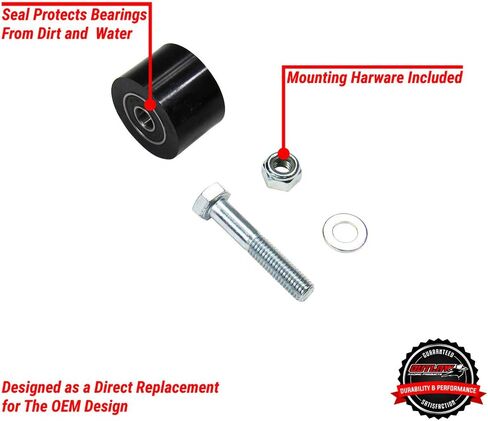 Outlaw Racing OR3081Bk Chain Roller Guide 34X23mm Black Cr250R CRF250X Trx450R in Saudi Arabia