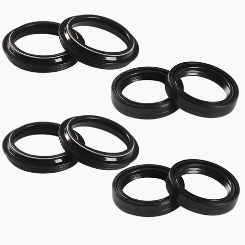 43x54x11 43 * 54 Front Shock Fork Damper Shaft Oil Seal Retainers 43 54 Dust Cover For GSX1250F 2010-2014 GSX1250 GSX 1250(4pc Seal 4pc Cover) in Saudi Arabia
