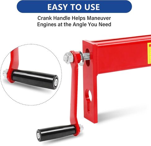 2 Ton Engine Hoist Foldable Cherry Picker (Red) in Saudi Arabia
