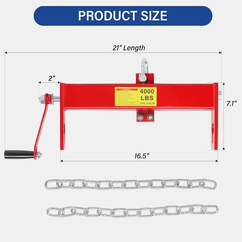 2 Ton Engine Hoist Foldable Cherry Picker (Red) in Saudi Arabia