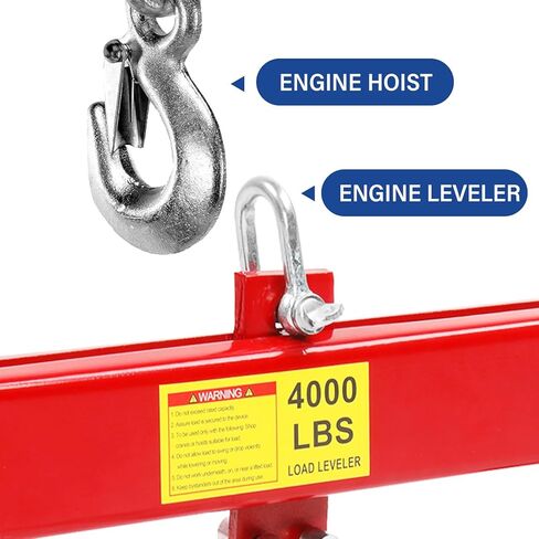 2 Ton Engine Hoist Foldable Cherry Picker (Red) in Saudi Arabia