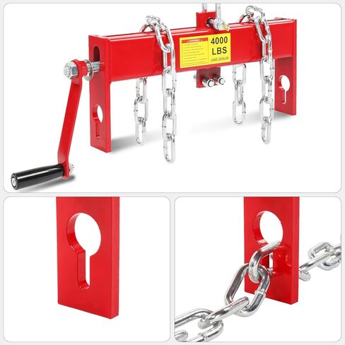 2 Ton Engine Hoist Foldable Cherry Picker (Red) in Saudi Arabia