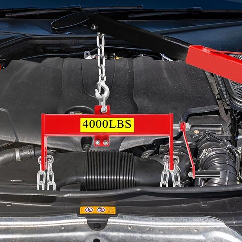 2 Ton Engine Hoist Foldable Cherry Picker (Red) in Saudi Arabia