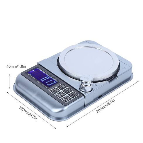Digital Jewelry Scale, 1000g/0.01g Mini Gram Scale, with Stainless Steel Panel Electronic Jewelry Scale, 8.1 x 5.2 x 1.6 inches in Saudi Arabia