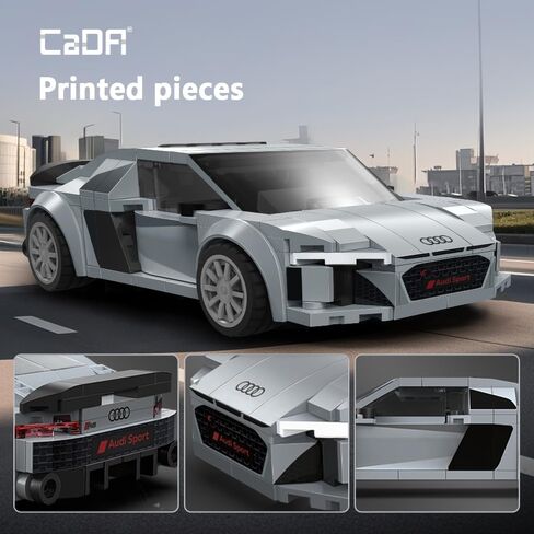 CaDA C55034W Shelby GT 350H Mustang Black Supercar نموذج مكعبات البناء، 285 قطعة، مقياس 1:24، لعبة قابلة للجمع للبالغين in Kuwait