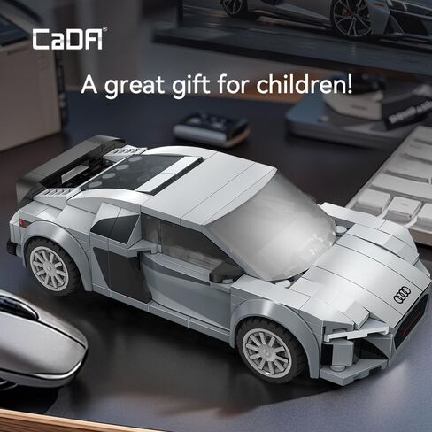 CaDA C55034W Shelby GT 350H Mustang Black Supercar نموذج مكعبات البناء، 285 قطعة، مقياس 1:24، لعبة قابلة للجمع للبالغين in Kuwait