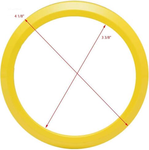 Legend Bass Boat Gauge Bezel 316360 | Eddie Marine 3 3/8 Inch Yellow in Saudi Arabia