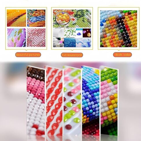 Acelii 5D Polar Bear Diamond Painting Kit for Kids with Frame,DIY Diamond Art Kit for Children Beginner,Cute Full Drill Diamond Dot Big Gem Art Kits,Home Wall Decoration 6X6 inch in Kuwait