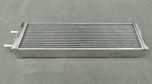 الهواء إلى الماء الألومنيوم المبرد السائل مبادل حراري عالمي 28 "× 7" × 3 "حجم + 2x المشجعين in Saudi Arabia
