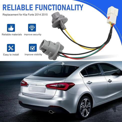 92470A7000 تجميعات الضوء الخلفي المقبس تسخير الأسلاك ، بديل لكيا فورتي 2014 2015 2016 ، يستبدل 92470-A7000 in Kuwait