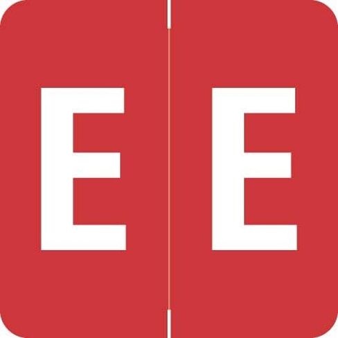 Doctor Stuff - File Folder Labels, Alphabet Letter E, Barkley FADBM - ADPK Series Compatible Alpha Stickers, Red, 1-1/2" x 1-1/2", 228 Labels per Package in Saudi Arabia