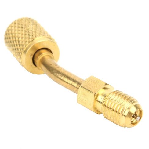 Estink R410A Adapter 1/4inch Male SAE to 5/16inch Female SAE Brass HVAC Fitting 45¡ã Angle High Pressure with Precision Threads for R410A Systems (AD87-45) in Saudi Arabia