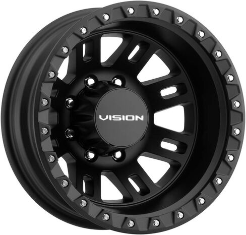 Vision 408 Manx 2 خلفي مزدوج 17x6.5 8x170 حافة عجلة سوداء لامعة مقاس 17 بوصة in Saudi Arabia
