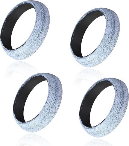 4PCS 60 MM Exhaust Manifold Gasket Set, High Temp Leakproof Graphite Exhaust Pipe Muffler Flange Gasket & Donut Seal Replacement, Compatible with Most Automotive Pipelines(60MM/2.36Inch) in Saudi Arabia