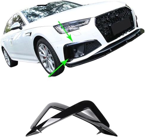 سباق الشوايات الجبهة الضباب غطاء المصباح الضباب ضوء الحرس ، متوافق لأودي S4 الرياضة الوفير فقط 2019-2020 اكسسوارات السيارات in Kuwait