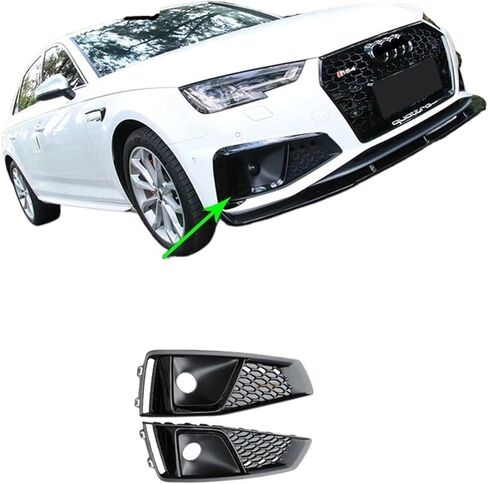 سباق الشوايات الجبهة الضباب غطاء المصباح الضباب ضوء الحرس ، متوافق لأودي S4 الرياضة الوفير فقط 2019-2020 اكسسوارات السيارات in Kuwait