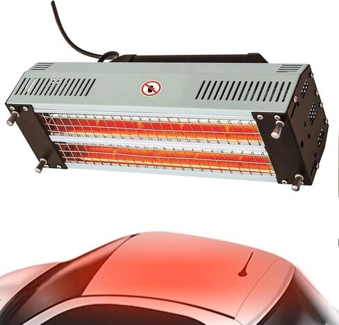 Hand-held Infrared Paint Curing Lamp, 2000W Automotive Spray & Bodywork Repair Heater for Quick Drying, Curing Area 0.6m2 x 0.38m2, Efficient Paint Drying Solution, 2000w in Saudi Arabia