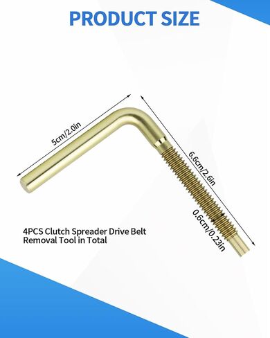 4 قطع أداة إزالة حزام محرك القابض لبولاريس، مجموعة أدوات إزالة القابض لبولاريس RZR RZR-4 XP Turbo RS1 Ranger XP 1000 استبدال 2875911 in Kuwait