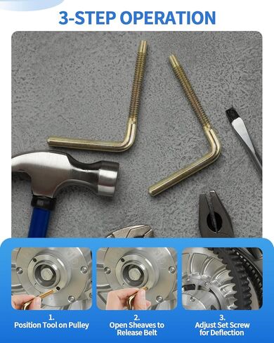 4 قطع أداة إزالة حزام محرك القابض لبولاريس، مجموعة أدوات إزالة القابض لبولاريس RZR RZR-4 XP Turbo RS1 Ranger XP 1000 استبدال 2875911 in Kuwait